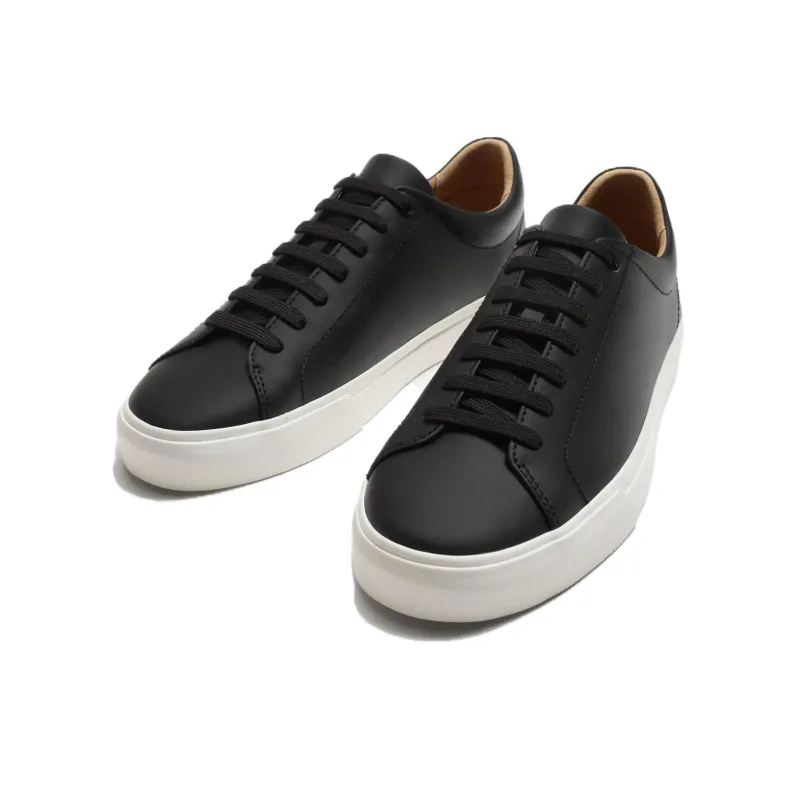 ZARA Low Top Skateboard Shoes Men's Black-1