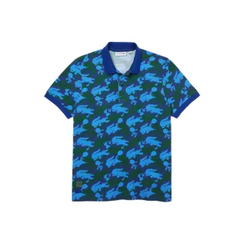 LACOSTE Polo Shirts Unisex Blue