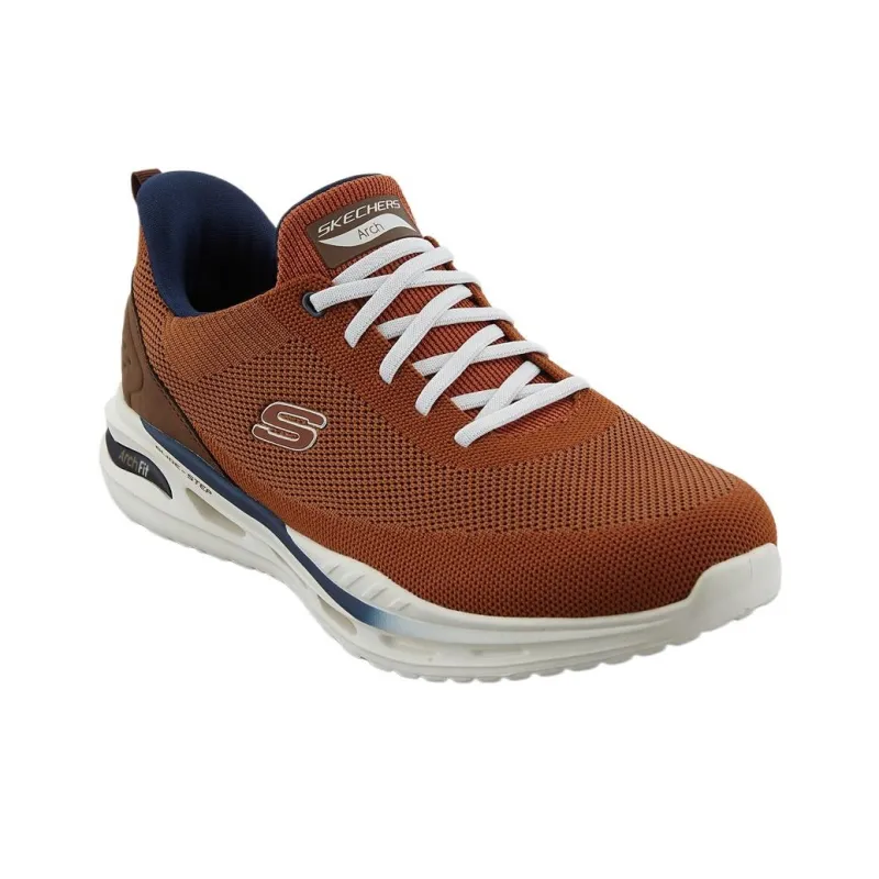 Skechers ARCH FIT ORVAN Low Top Casual Shoes Men's Brown-2