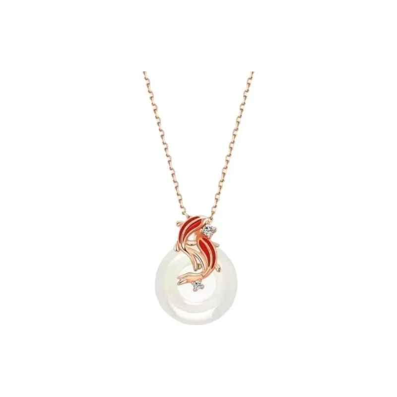 Suddenly Lucky Chalcedony Necklaces Women's-0