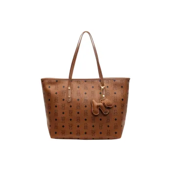 Bueno PU Tote Bag, Shoulder Bag Women's Brown/Pink/White/Black/Black & White