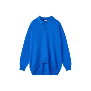 LOEWE FW22 Polo Shirt Men's Electric Blue