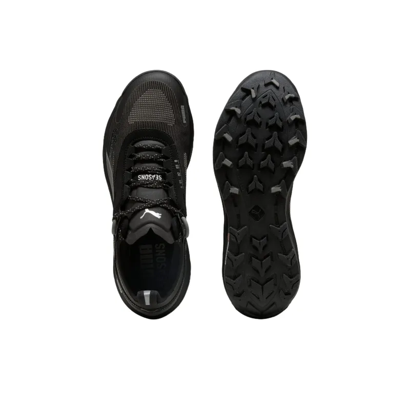 PUMA Voyage NITRO 3 Anti Slip Wear Resistant Low Top Trail Running Shoes Men's Black-3