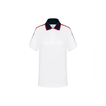 GUCCI Cotton Polo With GUCCI Stripe