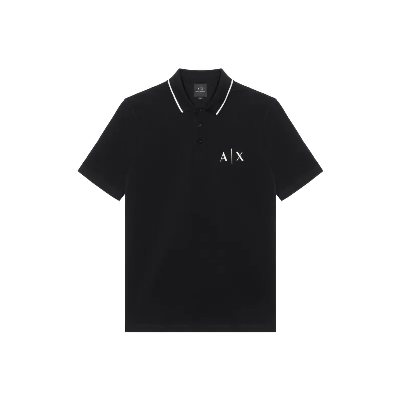 ARMANI EXCHANGE Polo Shirts Men Black-0