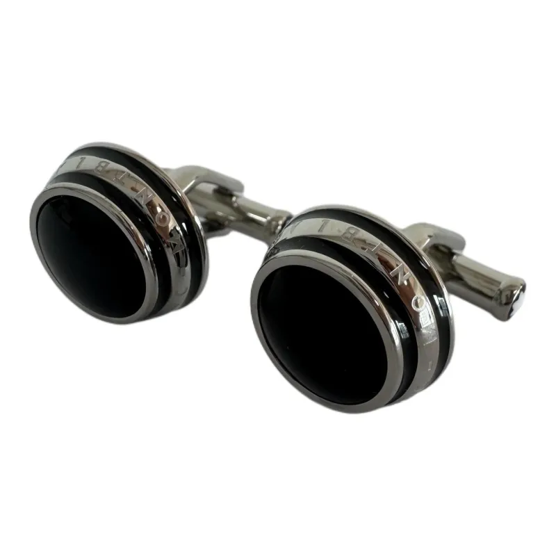MONTBLANC Steel Cufflinks Men's Black-0