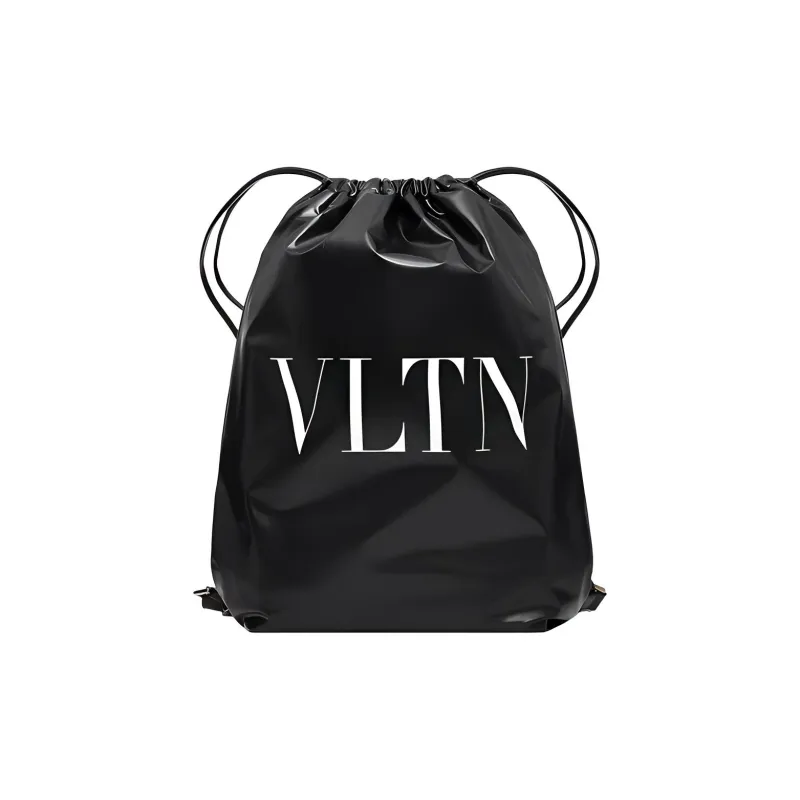 Valentino VLTN Calfskin Backpack Men's Black-0