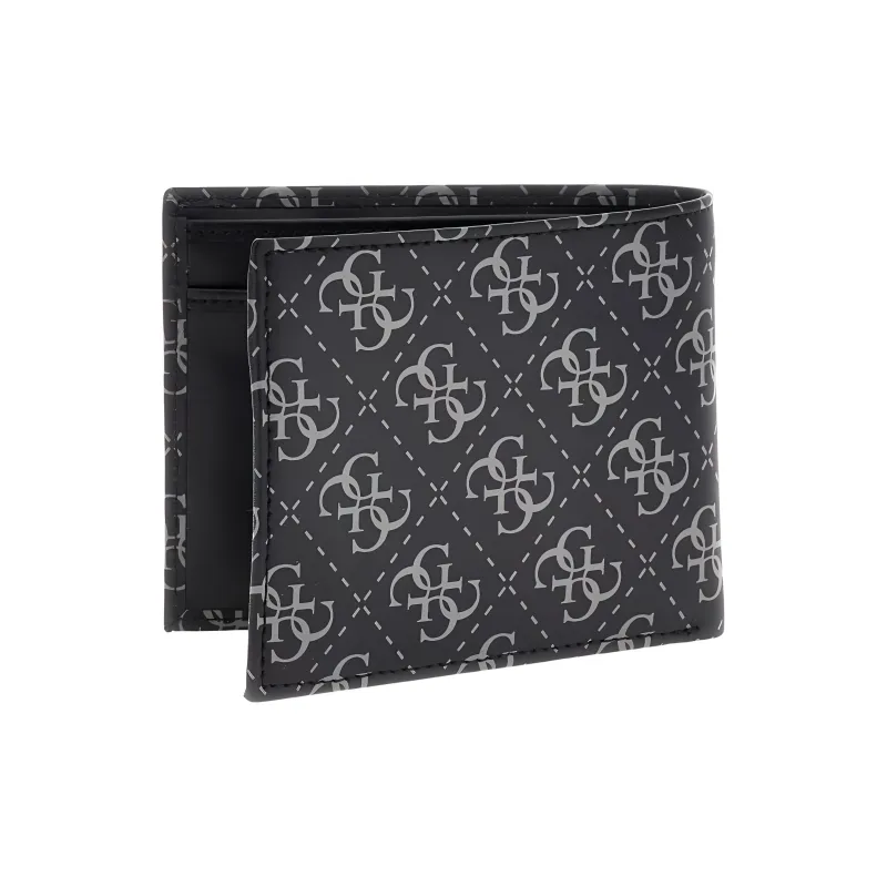GUESS Genuine Leather Wallet Men's Black-1