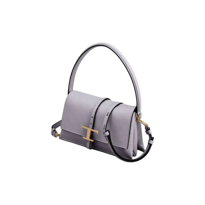 TOD'S T Timeless Calfskin One Shoulder Handbag Mini Women's Purple-3