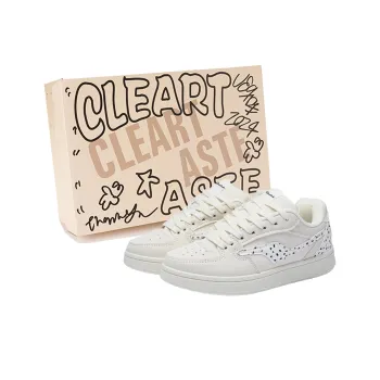CLEARTASTE Wear resistant And Lightweight Low Top Skateboard Shoes Women's