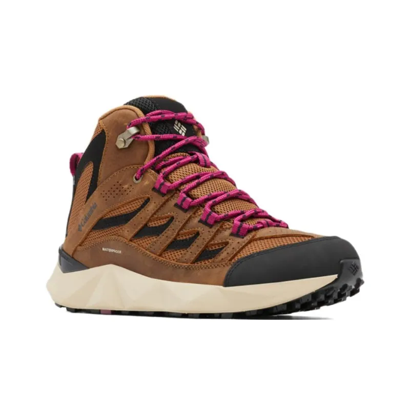 Columbia Cushioning, Wear Resistant Mid Top Hiking Shoes Women's Brown Black-1