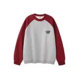 Light Gray Body with Red Sleeves