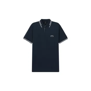 HUGO BOSS Short Sleeve Polo Shirts Men's Blue