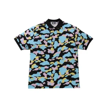 A BATHING APE New Multi Camo Relaxed Polo