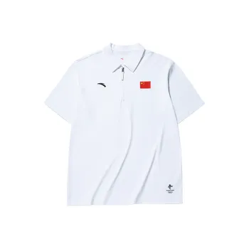 ANTA National Flag Polo Shirts Men White