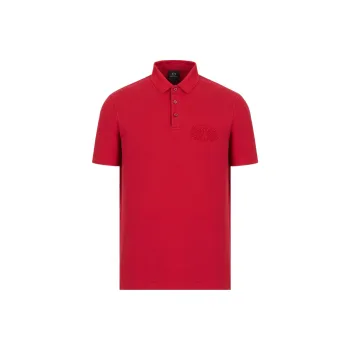 ARMANI EXCHANGE Polo Shirts Men Red