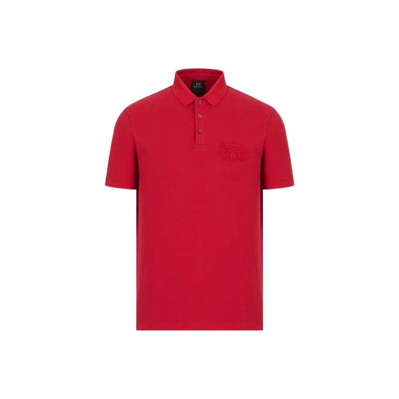 ARMANI EXCHANGE Polo Shirts Men Red-0