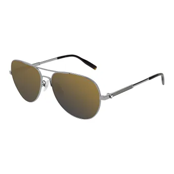 MONTBLANC Metal Aviator Sunglasses Unisex