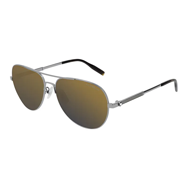MONTBLANC Metal Aviator Sunglasses Unisex-0