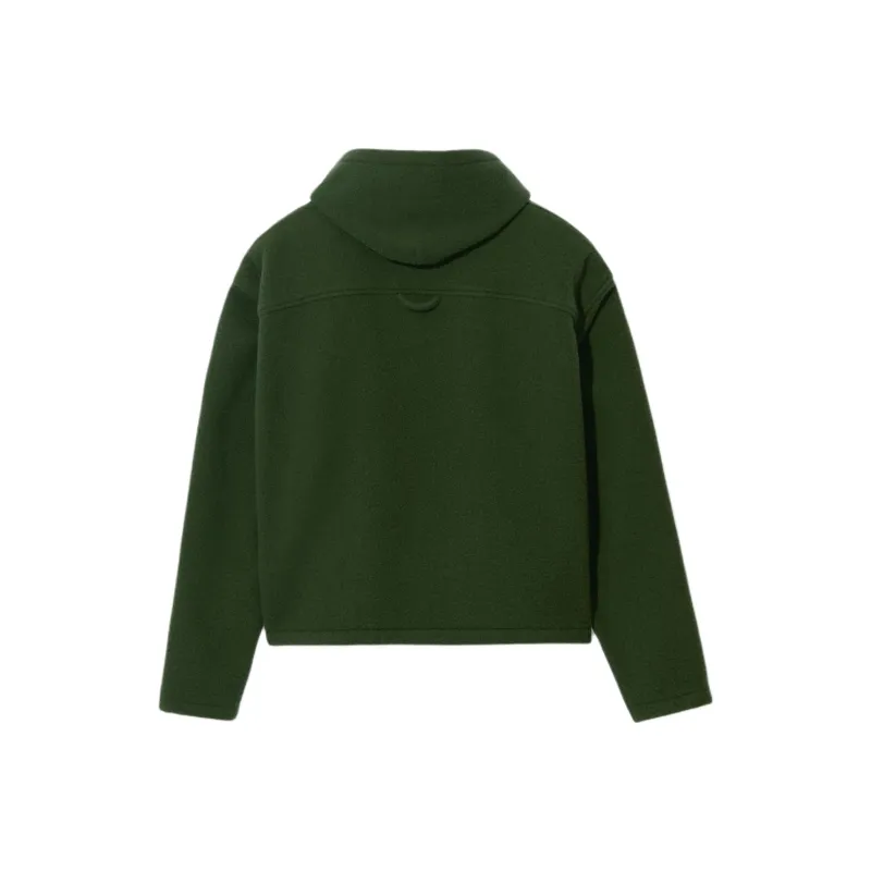 RIER Fleece Cropped Hoodie-1