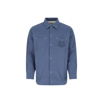 KENZO Classic Tiger Head Shirt Men's Blue