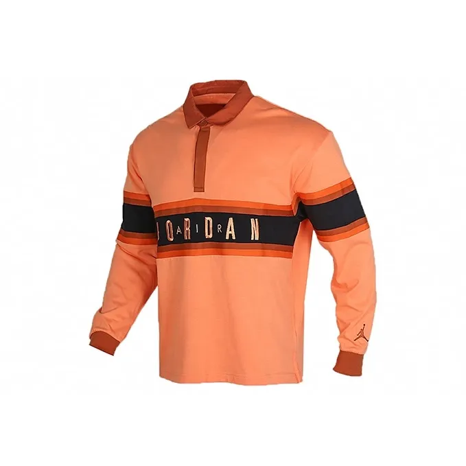 Jordan Polo Shirts Men Orange-0