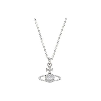 Vivienne Westwood Brass Necklaces Women's Rhodium Color