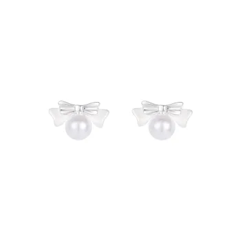BING STUDIO 925 Sterling Silver Needle Stud Earrings Women's