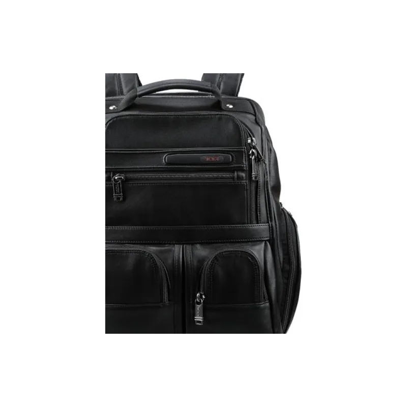 TUMI Cow Leather Travel Bag Backpack Regular Men's Black-2