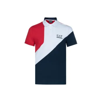 EMPORIO ARMANI EA7 Polo Shirt Men's Multicolor