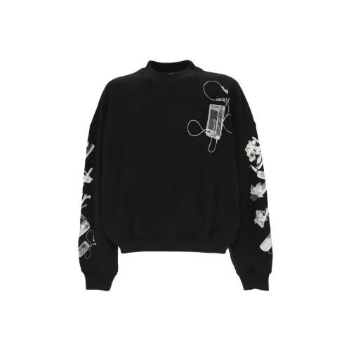 OFF WHITE SCAN ARR OVER CREWNECK