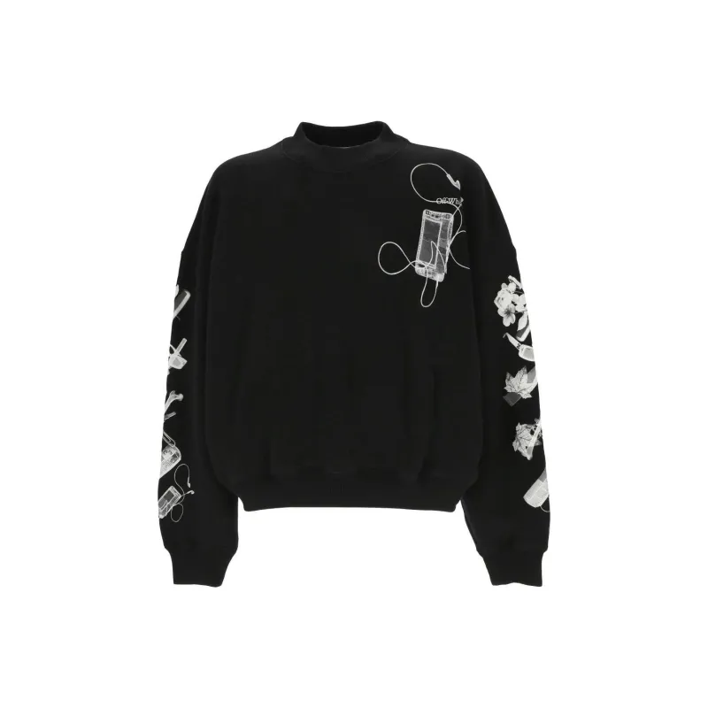 OFF WHITE SCAN ARR OVER CREWNECK-0