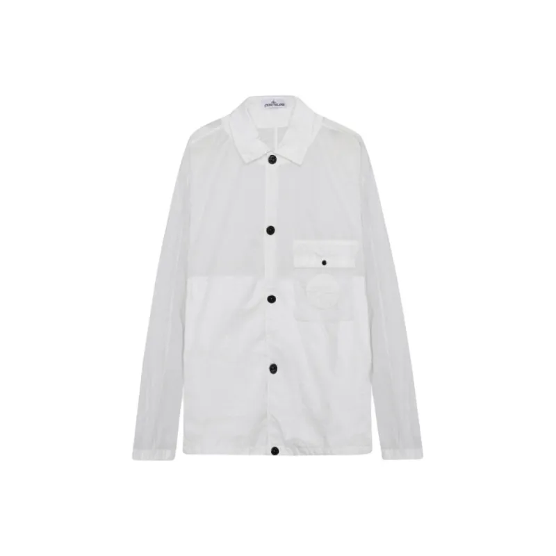 STONE ISLAND Shirts Men White-0