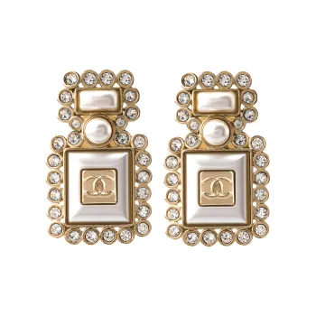 CHANEL 22c Early Spring Brooches Unisex Gold