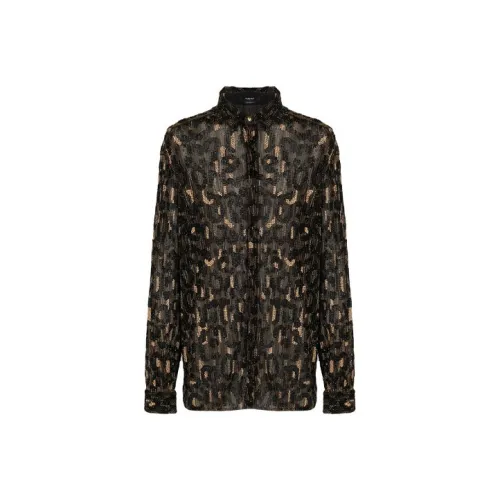 VERSACE Shirts Men Black