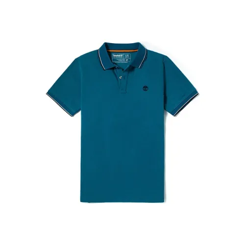 Timberland Polo Shirts Men Royal Blue