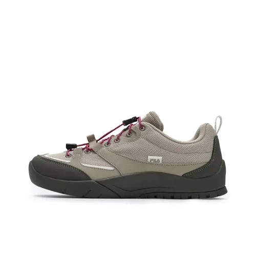 FILA CAMLIFE Slip Resistant, Abrasion Resistant, Breathable Low Top Skateboard Shoes Women's Yellow Gray