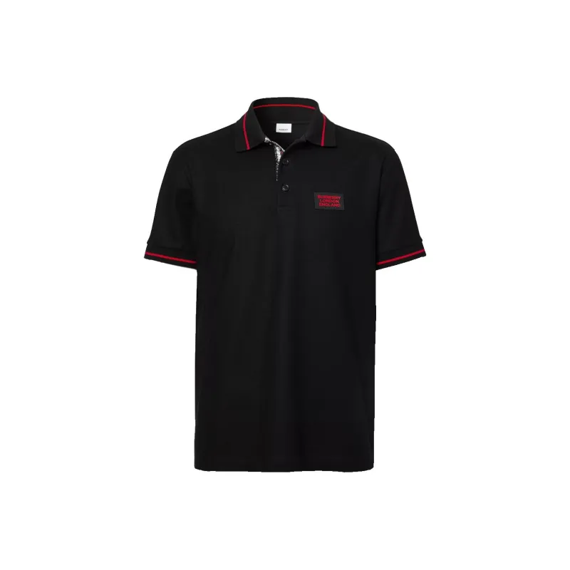 Burberry Men Grenford Polo Black-0