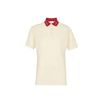 GUCCI Polo Shirts Men Ecru