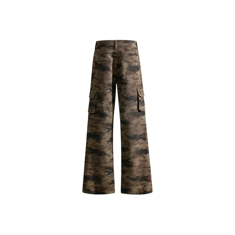 SOCKKEY Cargo Pants Unisex Camouflage Brown-1