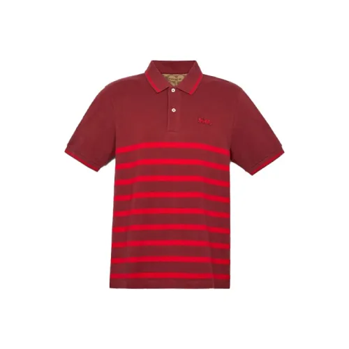 COACH Polo Shirts Men Light Chestnut Red