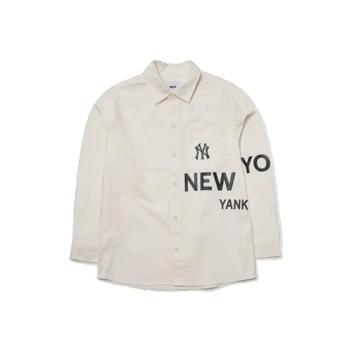 MLB MLB Basic Logo New York Yankees Shirt Unisex Cream