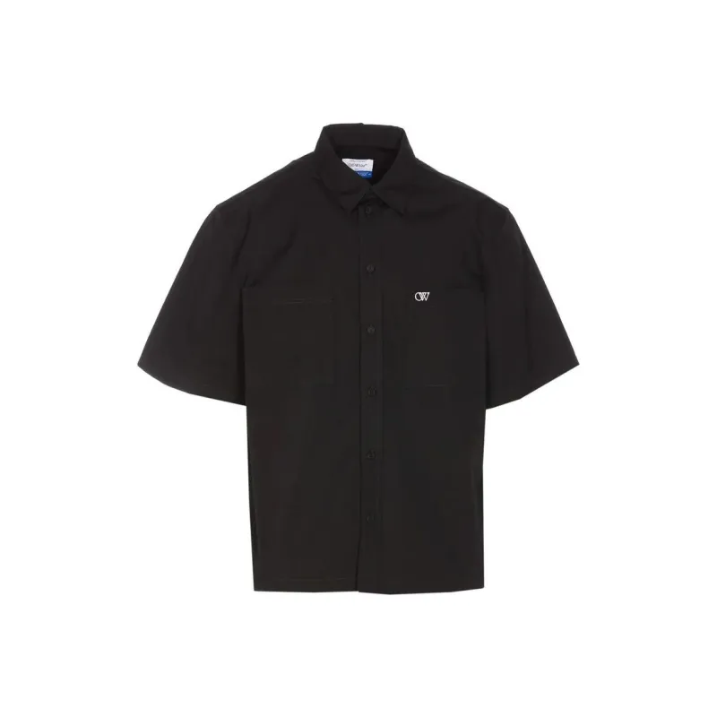 OFF-WHITE Buttoned Short-Sleeved Shirt-0