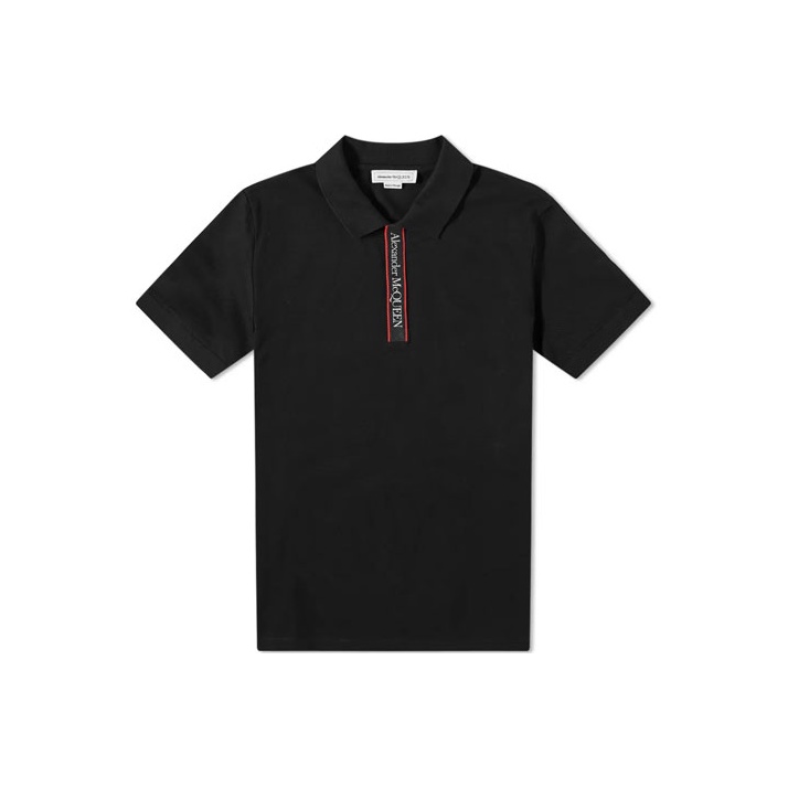 ★alexander mcqueen★ Front Embroidered Short Sleeve T-Shirt Short sleeve T-shirt with logo print | Emporium