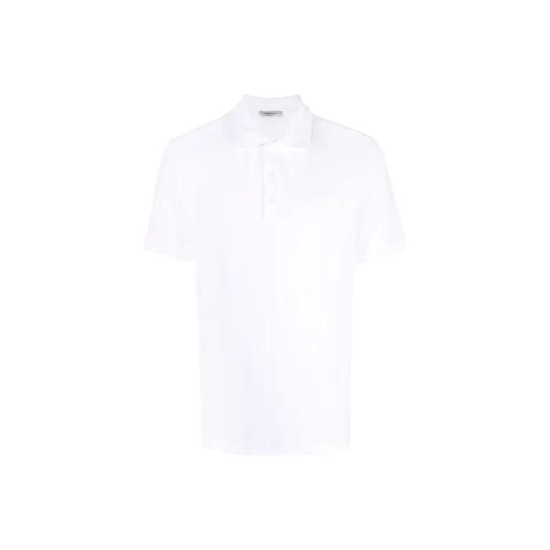Valentino Polo Shirts Men White-0