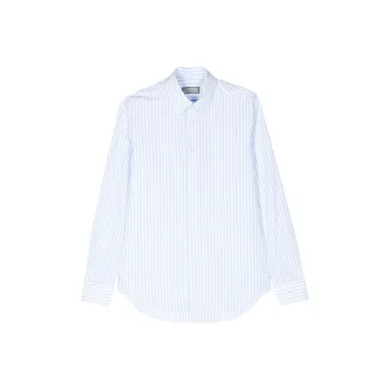 Canali Striped Cotton Shirt