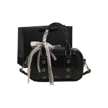 PINK·LAND PU Handbag, Shoulder Bag, Crossbody Bag Women's Black/Silver/Pink