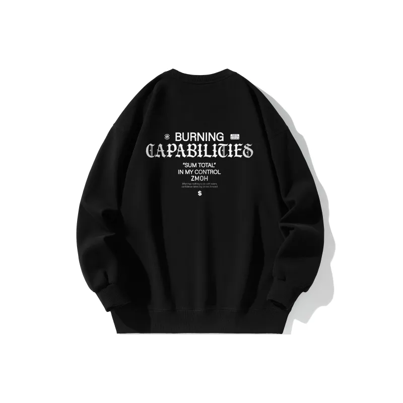 ZMOH Crewneck Sweatshirt Unisex Couple's-2