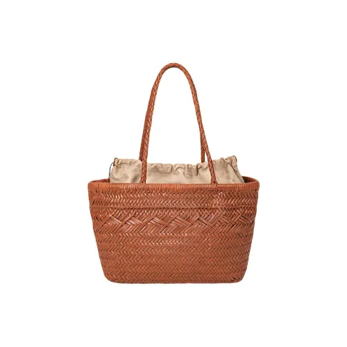 PAYOT Cow Leather Handbag Regular Women's Brown/Dark Coffee