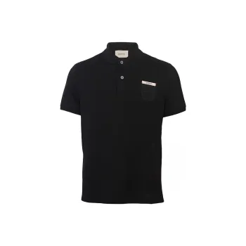 GUCCI Polo Shirts Men Black